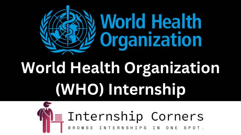 World Health Organization (WHO) Internship 2026