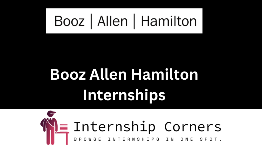 Booz Allen Hamilton Internship 2026 - Internship Corner